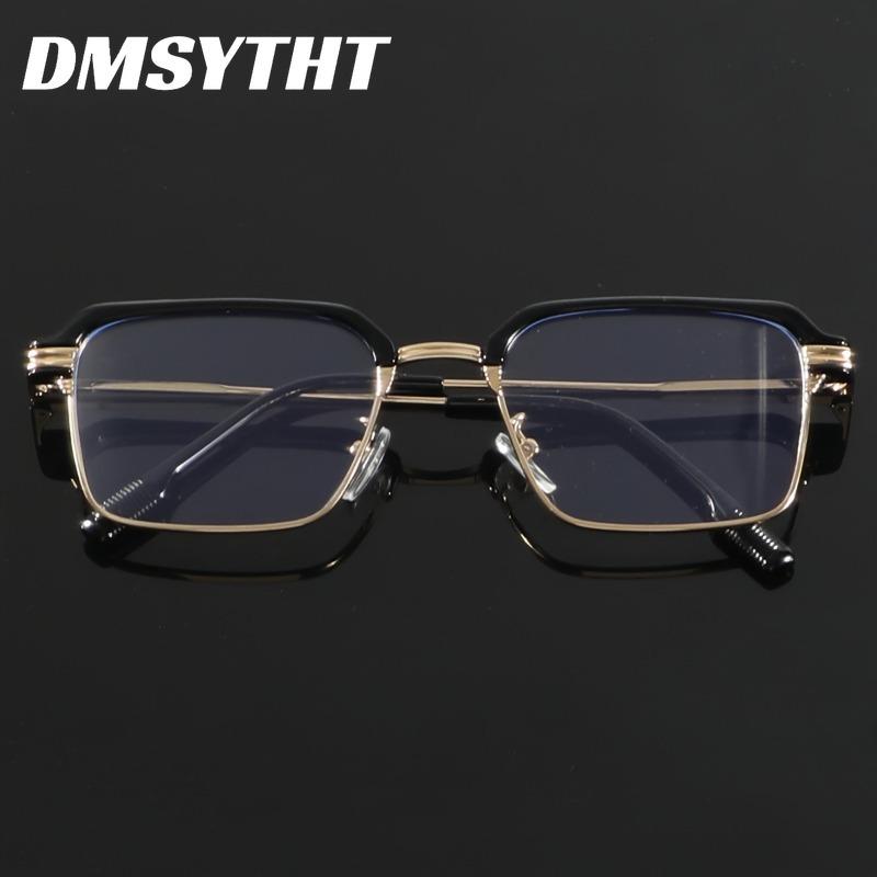 Fashion Metal Metal Square Simple Personality Half-frame Women Men Eye Protection Anti Blue-ray Glasses