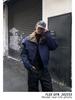 Winter 2026 American Street Style Loose Leopard Print Lapel Jacket with Fur Collar and Fleece Lining