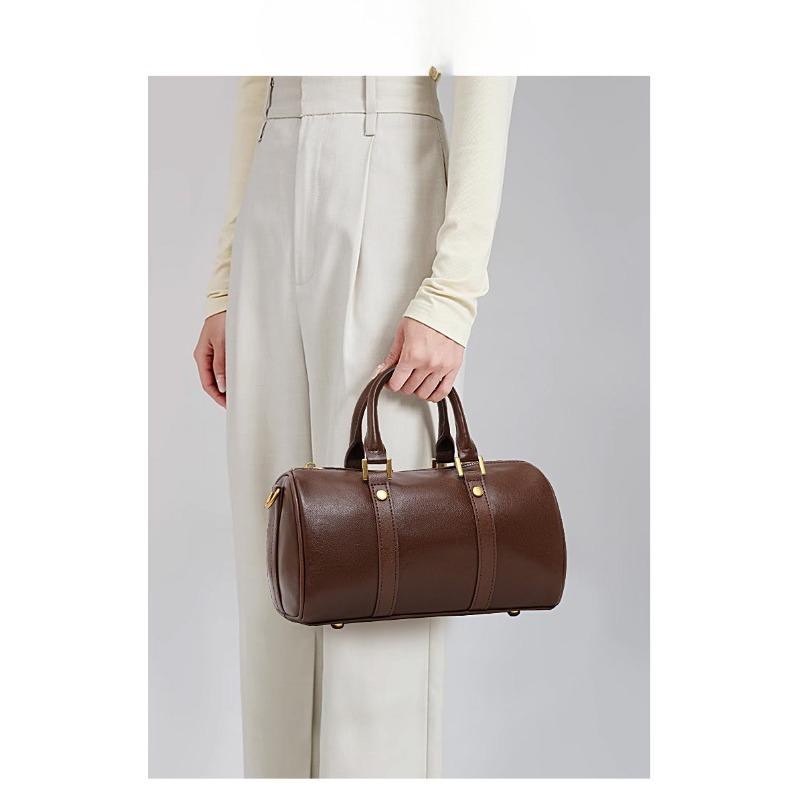 Retro Textured Small Bag for Women New Style Korean Versatile Crossbody Bag Boston Fashion Carry on Pillow Bag