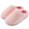 Autumn and winter cotton slippers couple indoor home home home non-slip thick bottom warm plush
