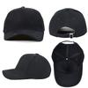 Wholesale Solid Color No LOGO Letters Cotton Hat Black White Hat Baseball Cap Fashion High Quality Men Visor Lady Leisure SunHat