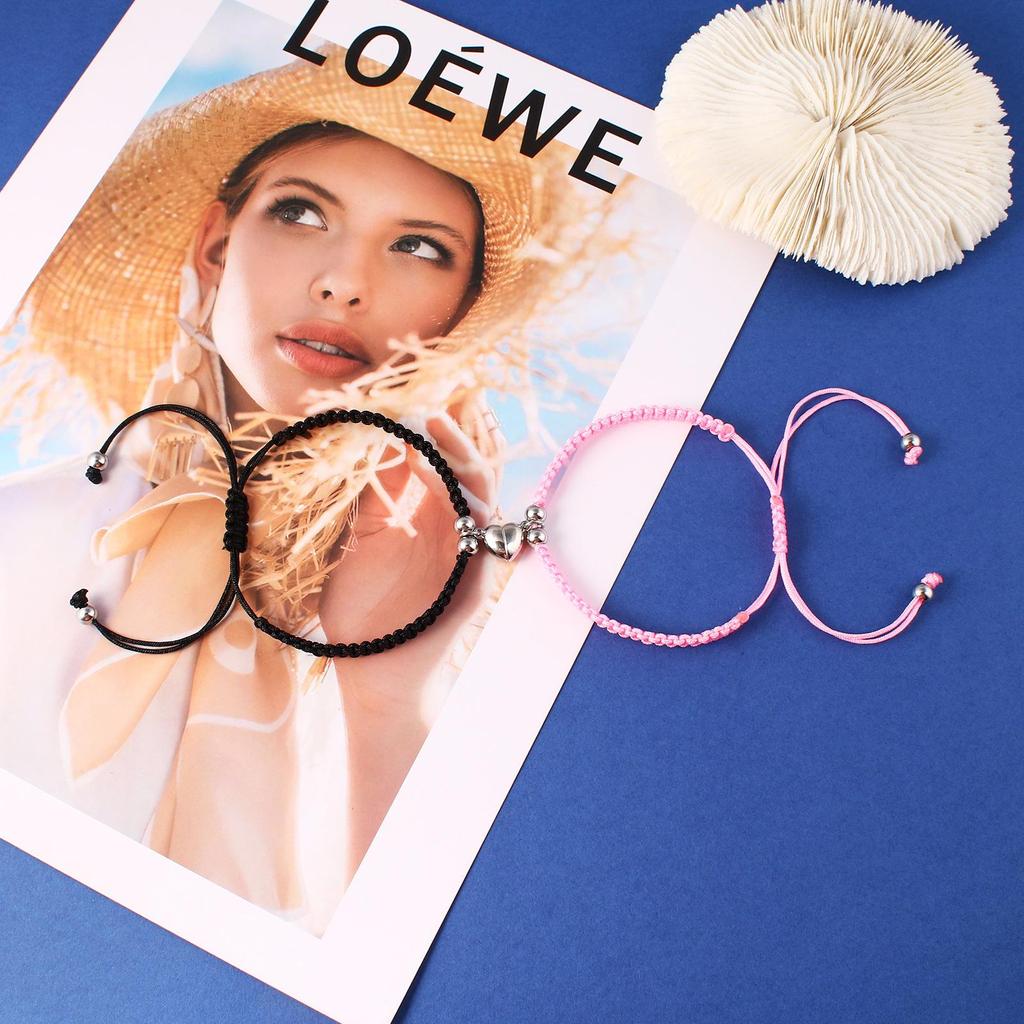 2022 Hand-Woven European & American Magnetic Couple Bracelets - A Pair of Unisex Accessories