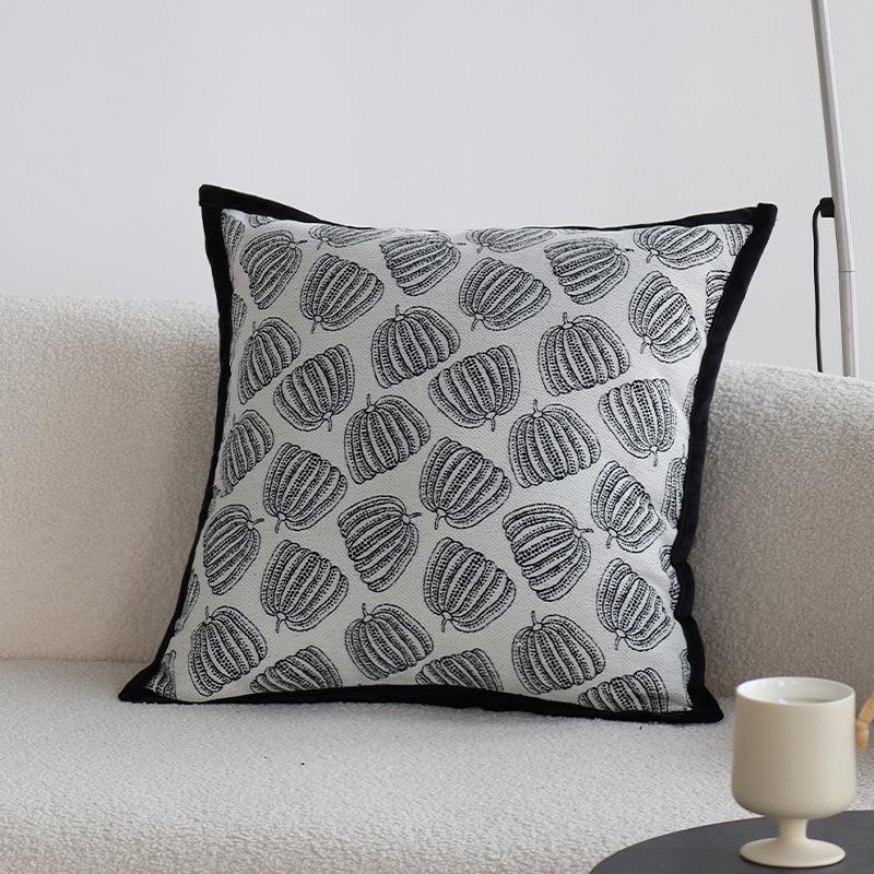 Milk Coffee Color Pillowcase French Cream Style Sofa Pillow Living Room Cushion Bay Window Decorative Cushion