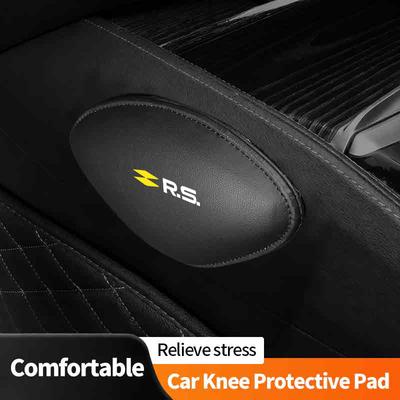 Car Seat Knee Pad Leather Elbow Rest Mat Leg Cushion Interior For Renault Koleos Kadjar Scenic Megane Sandero Grand Sill Guar AA16
