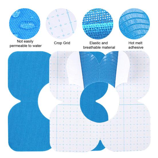 Kinesiology Tape Pre-Cut Waterproof Elastic Knee Tape Adhesive Athletic Tape Prevents