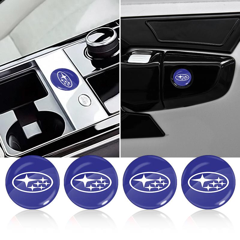 For Subaru Forester impreza Outback Legacy Tribecacar 15mm Car keychain sticker door keychain sticker central control sticker Z7