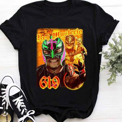 Tricou Rey Mysterio Bumbac pentru Bărbați Mărime S-4Xl V1106 Tricou Unisex