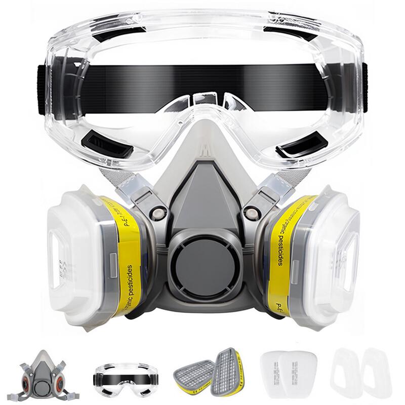 Lieve Full Face Respirator Mask with Goggles