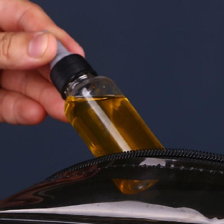 10pcs Squeeze Bottles with Pointed Mouth Lid Square Bottles for Oil and Sauce