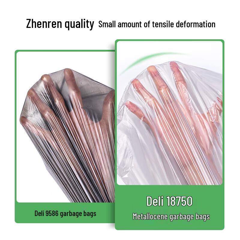 Deli 18750 Metallocene Garbage Bags