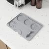 Coffee Machine Silicone Mat Tray Drainage Mat Heat Protective Mat Coffee Accessories Pounding Station Mat Powder Press Tool Mat