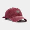 Neue Wärmeübertragung Sonne und Mond Muster weiches Oberteil Baseballkappe Paar Europäische und Amerikanische gewaschene Retro-Kappe