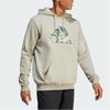 Adidas Camo Graphic Hoodie Silver Pebble Men Streetwear IY0740