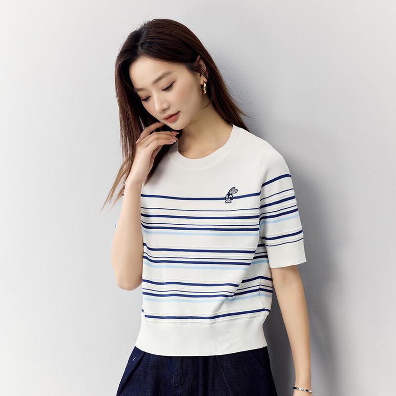 Inman Women's Striped Ice Cool Knit Top