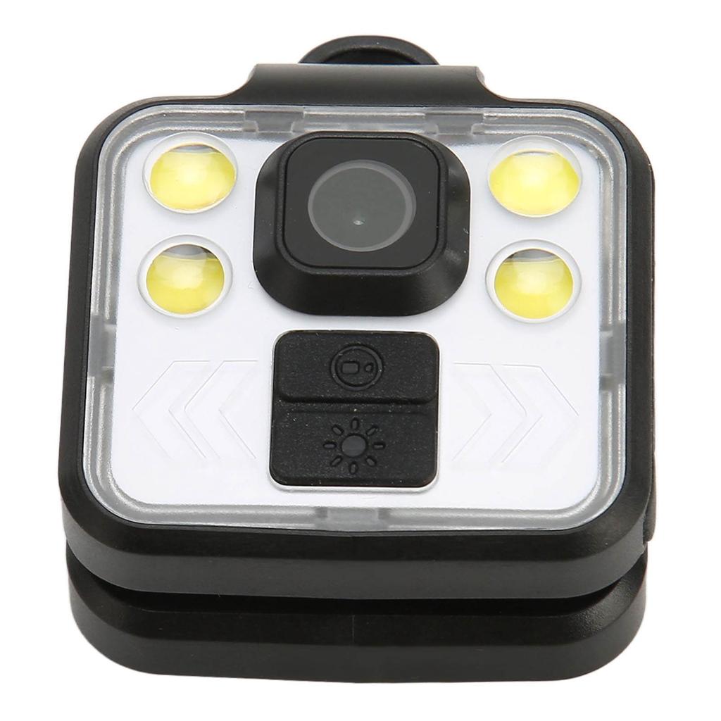 Body Camera 1080P HD Video Record Waterproof Portable Wearable Camera with Adjustable LED for Car Office Home Sports