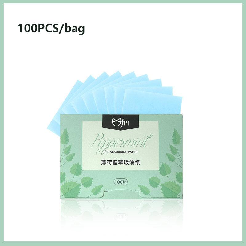 

100 листов/пакет Бумага для удаления жира с лица для мужчин и женщин Портативная освежающая бумага для удаления жира с лица Ароматизированная бумага для удаления жира