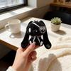 Gloomy Bunny Gothic Eye Patch Plush Toy Keychain With Soft Pp Cotton For Collectors