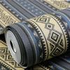 European Luxury Striped Wallpaper Tibetan Ethnic Style Living Room Bedroom Background Wall Paper for Hotel Restaurant