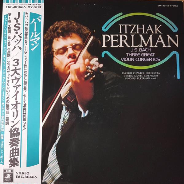 

LP Record BACH. BARENBOIM. PERLMAN. ZUKERMAN. - Three Great Violin Concertos EAC80466 ANGEL - Japan Obi Classical Used