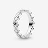 New Arrival S925 Sterling Silver 50 Types Sparkling Daisy Flower Crown Rings  for Women Engagement Jewelry Anniversary