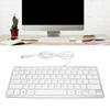 USB-Tastatur mit Kabel 78 Tasten   Dünn   Tragbar   Rutschfest   Tastatur für Laptops Desktops