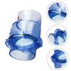 Aquarium Check Valve 50MM PVC Check Valve Maintenance Efficiency Versatile Application Visual Flow Monitoring 50MM