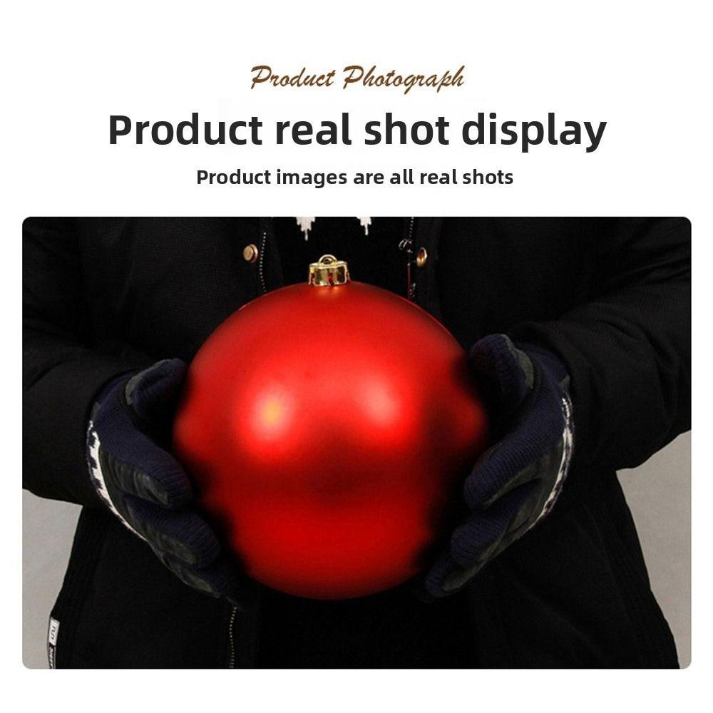 Weihnachtsdekoration 15CM Weihnachtskugel Mattes Finish Kugelform Weihnachtsdekoration Neujahrsdekoration Einkaufszentrum