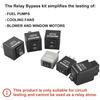 9038 Relay Bypass Switch, Relay Tester, Fuel Pump Bypass Switch Kit, Pack of 6 (9038 W/O Wire)