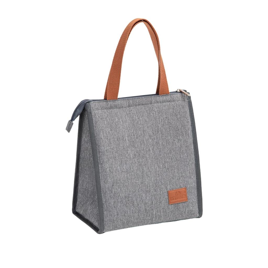 TIMYU Insulated Lunch Bag, Large Capacity, Compact, Lightweight, Foldable, Water-Repellent, Waterproof, Insulated, Handheld Cooler Bag for Commuting,