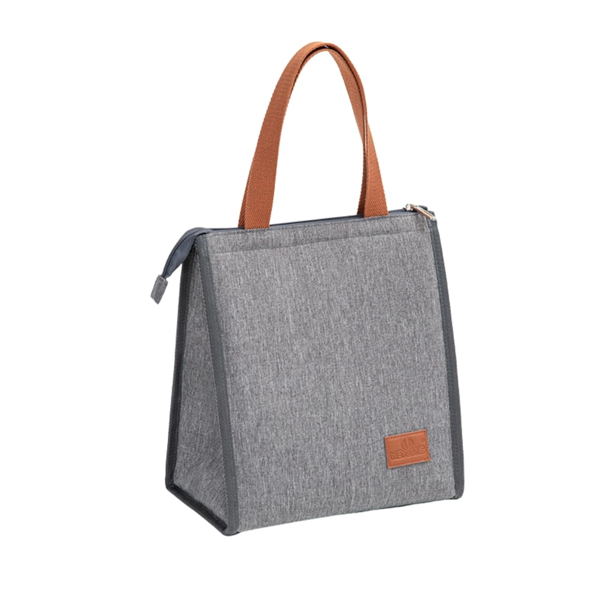 

TIMYU Insulated Lunch Bag, Large Capacity, Compact, Lightweight, Foldable, Water-Repellent, Waterproof, Insulated, Handheld Cooler Bag for Commuting,