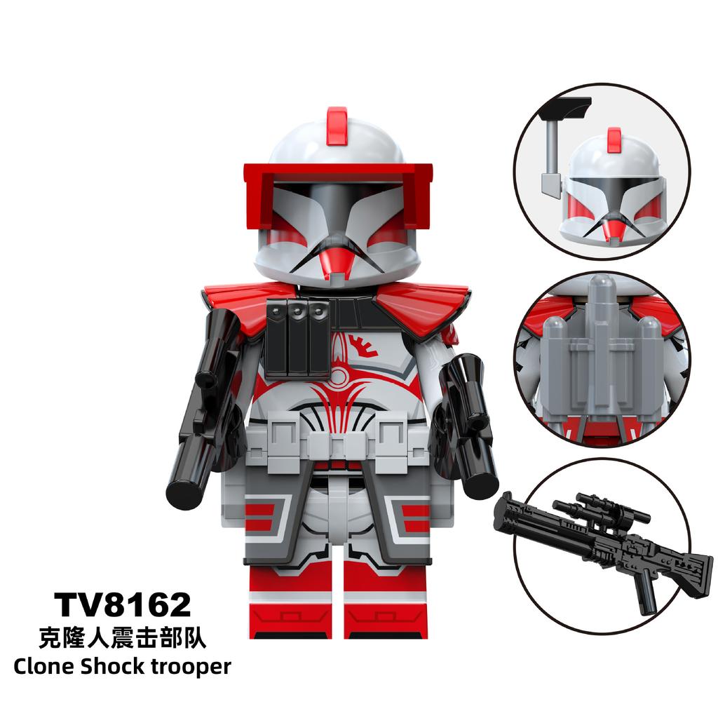Star Wars Série 501/212 Klonový voják Stavebnice Akční figurka Sáček Hračka TV6117/6118/6119