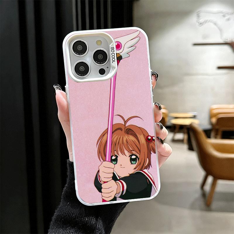 CardCaptor Sakura Anime Soft Phone Case for iPhone 15 16 17 Pro Max 17Air 16E 14 Plus 13 12 Mini Shockproof Cover Back Shell