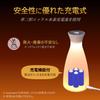 Kenbi Seikatsu Table Lamp [Protect Your Sleep and Life] Motion Sensor, Eye-Friendly, Candle-Color Flickering, USB Rechargeable, Automatically Turns