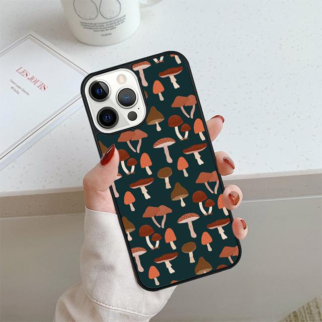 Mushroom Forest Celular Mobile Smartphone Cases For iPhone 17 Air 16 14 12 13 11 Pro MAX Plus Coque Fundas