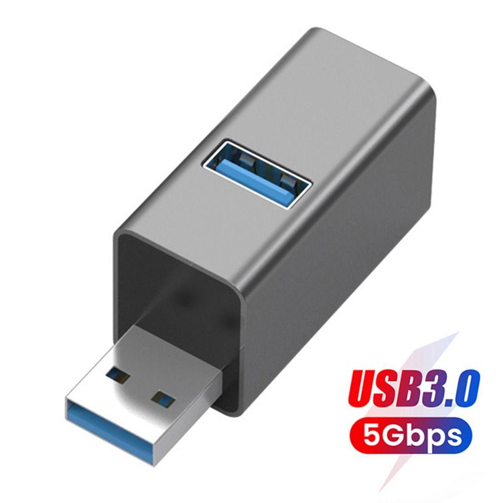 

3 Ports High Speed Aluminium Alloy Data Transfer Type-C Splitter USB Hub Expander
