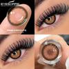 EYESHARE 1 Pair PATTAYA Brown Contact Lenses for Eyes 14.2mm Natural Lenses Yearly Use Cosmetics Pupil