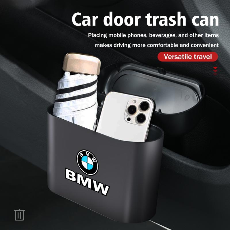 For BMW Car Hanging Plastic Storage Can With Lid Auto Accessories E87 E70 E91 E30 G20 E92 E93 E60 E46 E90 G30 E53 X1