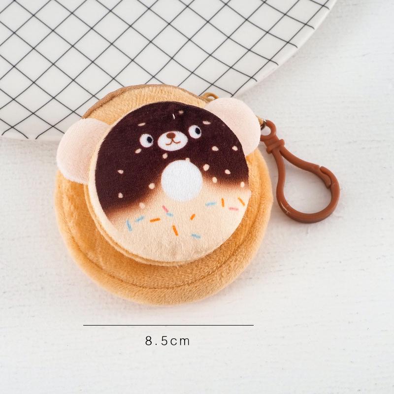Cartoon Doll Plush Coin Purse: Custom Cute Mini Earphone & Storage Bag for Students and Children