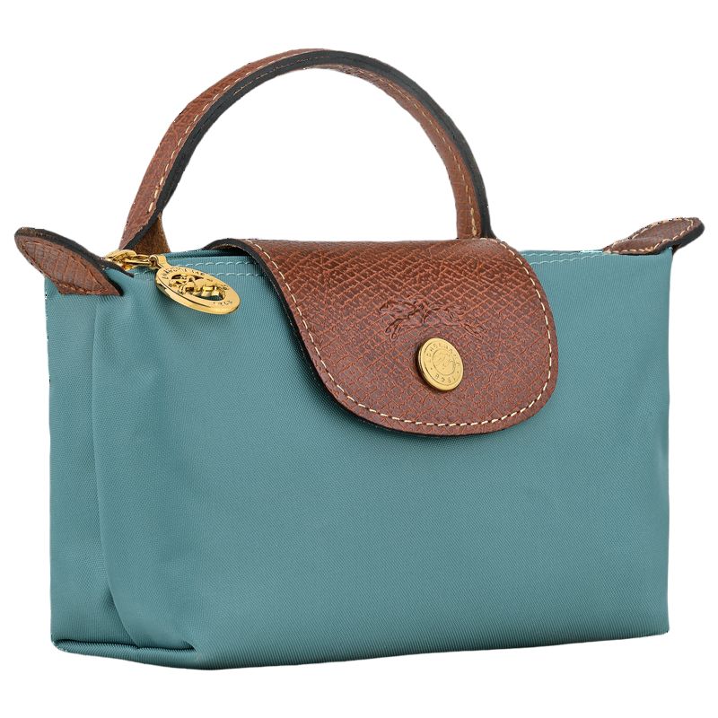 Longchamp Le Pliage Original Series Zapięcie na zatrzask Zamek Błyskawiczny Torba Tote z Nylonu Damska torba tote Eukaliptus 34175089P93
