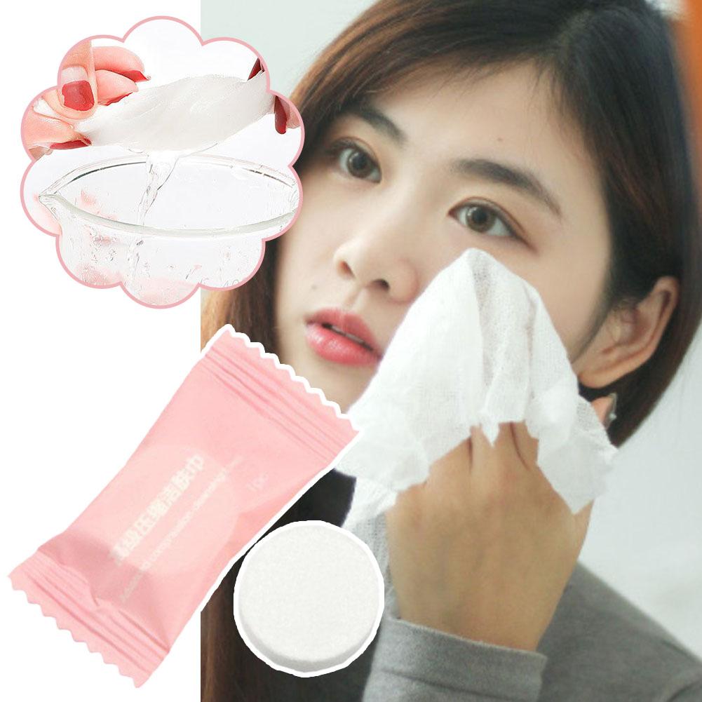 Disposable Compressed Face Towel Cotton Pad Travel Thickened Tissue Towel 20x22cm Outdoor Cleansing Small Portable X8H8