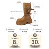 Fashion two-wear platform short boots design belt buckle thick heel round head Martin boots women's autumn and winter retro high-heeled fashion boots