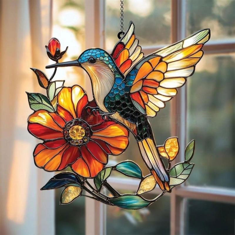 Langlebiger Acryl Kolibri Sonnenfänger Für Den Außenbereich Wind- Und Sonnenlichtbeständig Ohne Ausbleichen