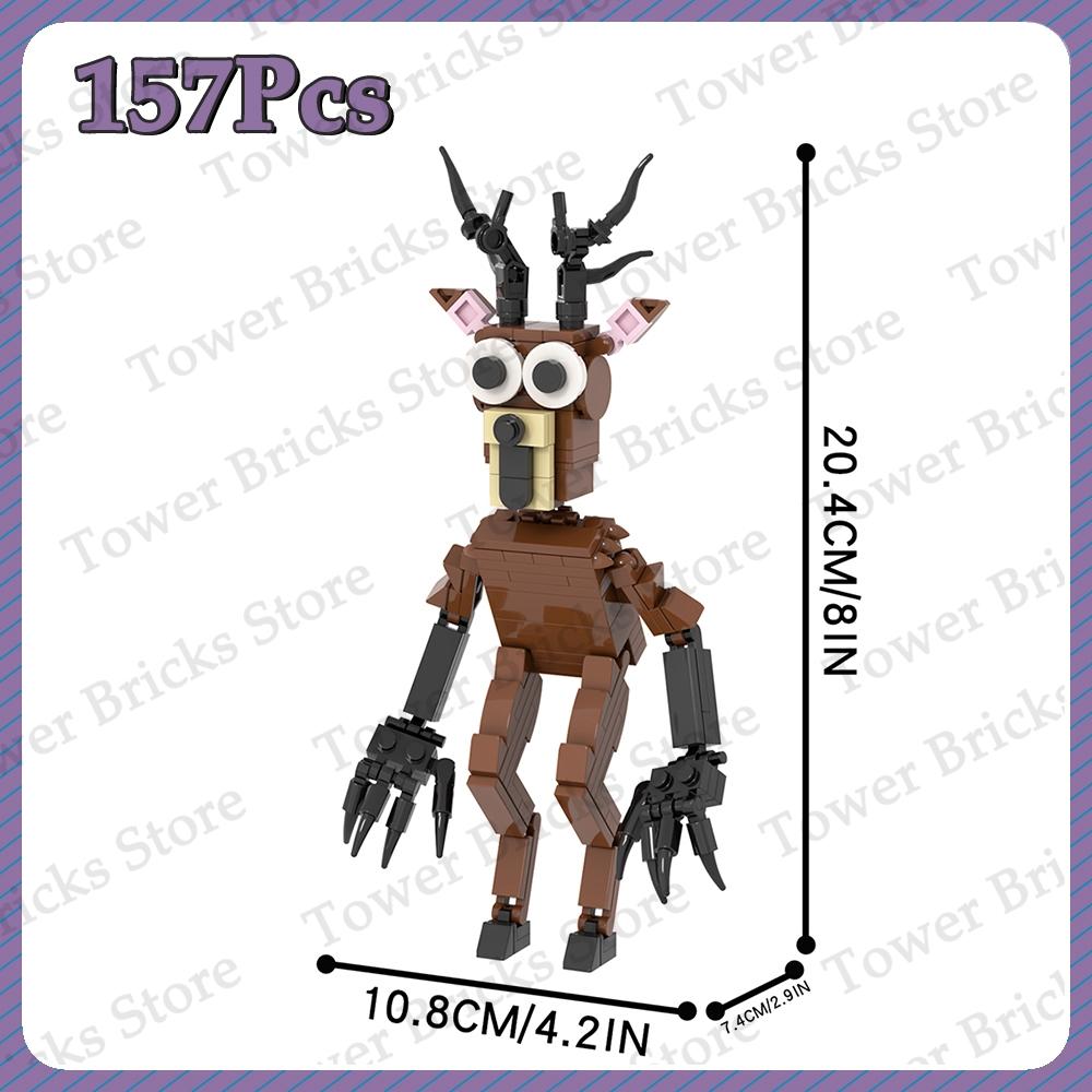 MOOXI 99 Nights In Forest Silent Hill MOC Horror Game Figures Building Blocks Set Toys For Children Adult Gift Compatible Bricks