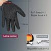 1 Paio di Guanti da Pesca con Rilascio Magnetico Guanti da Pesca Antipuntura Antiscivolo Protezione Dita Accessori da Pesca.