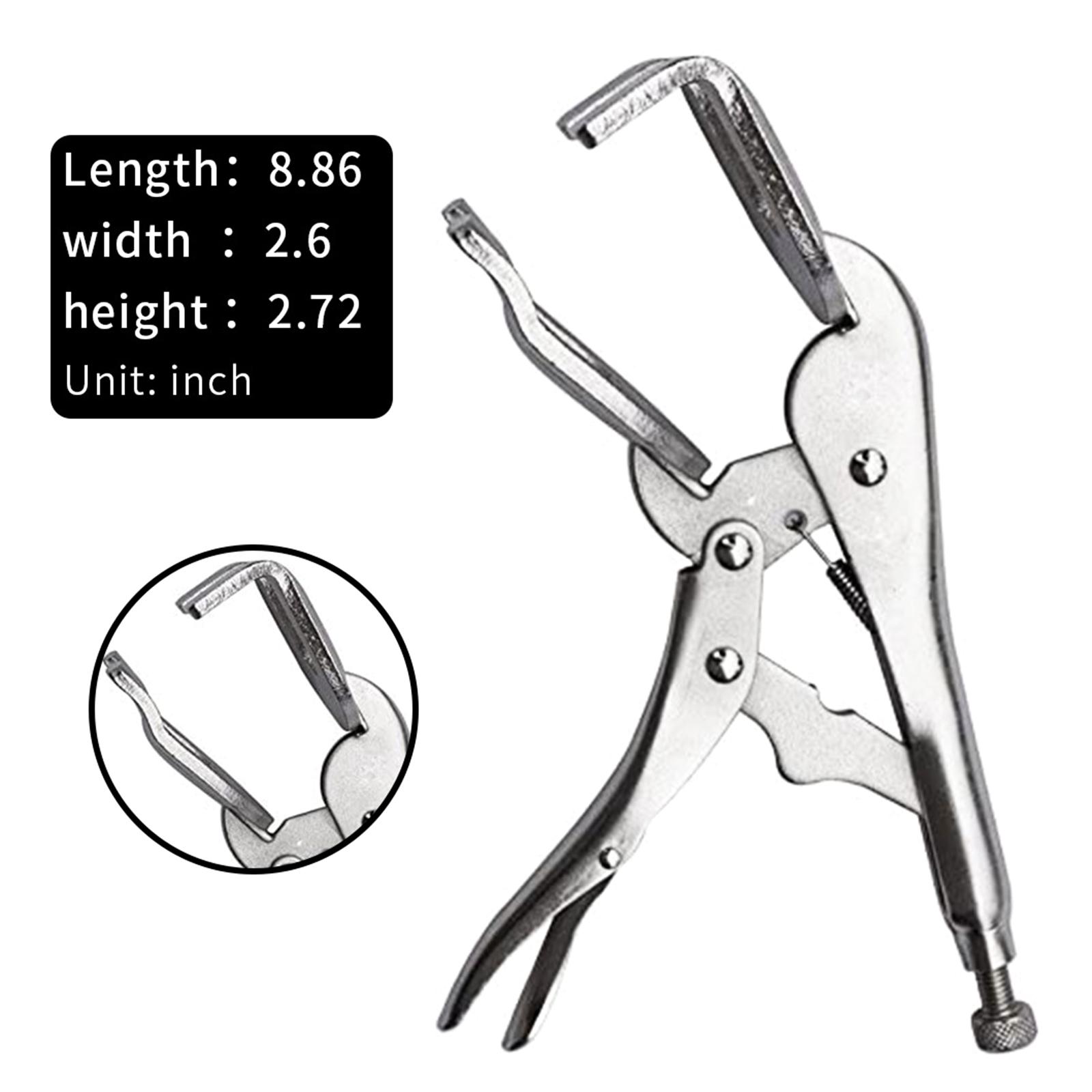 

9inch C Clamp Locking Pliers with Swivels Pad Locking Clamp Pliers Welding Clamps for Wood Working and Welding 1