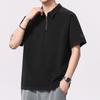 New Summer Men's American Retro Short-sleeved Polo Shirt Men's Loose Short-sleeved Shirt