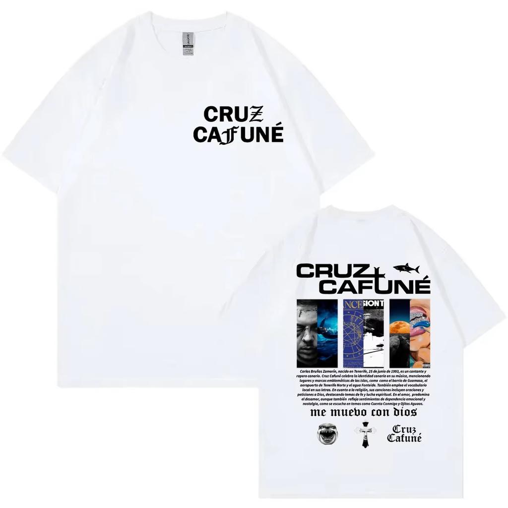 2026 Rapper Cruz Cafune Album Merch TShirt Harajuku Hip Hop Clothing Short Sleeve T Shirts Unisex Unisex Casual Fashion Tees Unisex