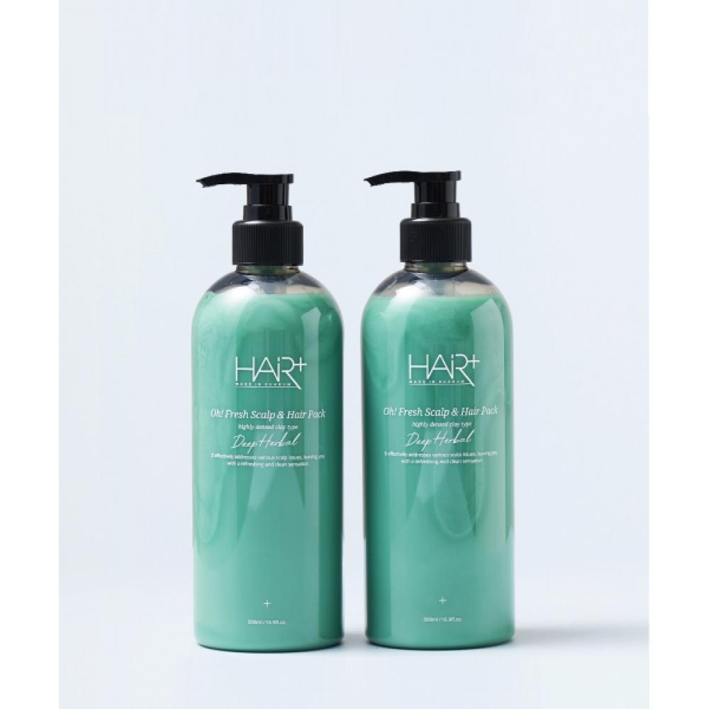 Hairplus Off Fresh Hair Loss Relief Scalp   Hair Pack 500ml 2 none