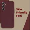 Mode Effen Kleur Schokbestendige Beschermende Vloeibare Siliconen Telefoonhoesje Voor Samsung Galaxy A17/A56/A55/A52S/A54/A33/A34/A32/A16A