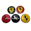 1 ks 60mm pro kryt kola vozu Ferrari Modifikace ocelového ráfku Univerzální Zlaté Logo Výstavní Znak Dekorace Samolepky Příslušenství